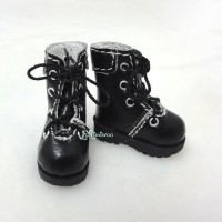 SHP002BLK 1/6 Bjd Neo Blythe Lati Doll Shoes Boots Black ~ LAST ~ SHP002BLK 1/6 Bjd Neo Blythe Lati Doll Shoes Boots Black ~ LAST ~